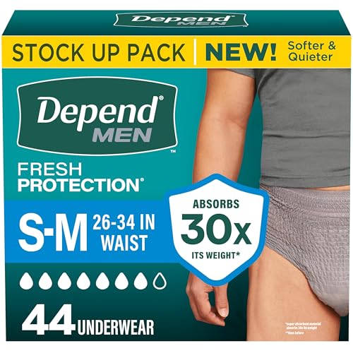 Fresh Protection Adult Diapers for Men (44 Count)