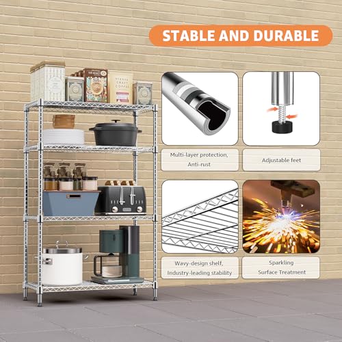 5 Shelf Storage Shelves