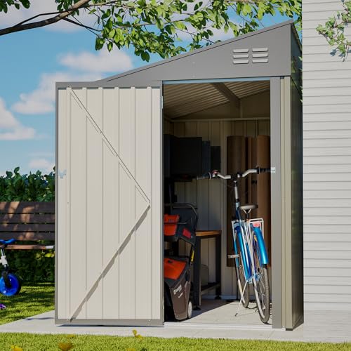 4x7 FT Outdoor Storage Shed Lean to Shed