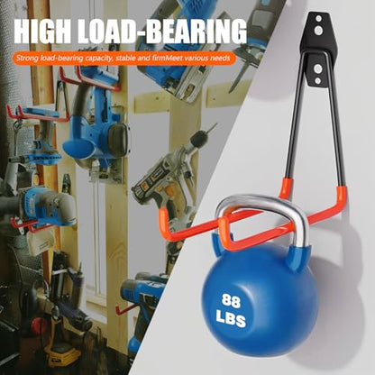 Heavy Duty Garage Storage Hooks 4 Pack Garage Tool Organizer Wall Mount (2 Count)