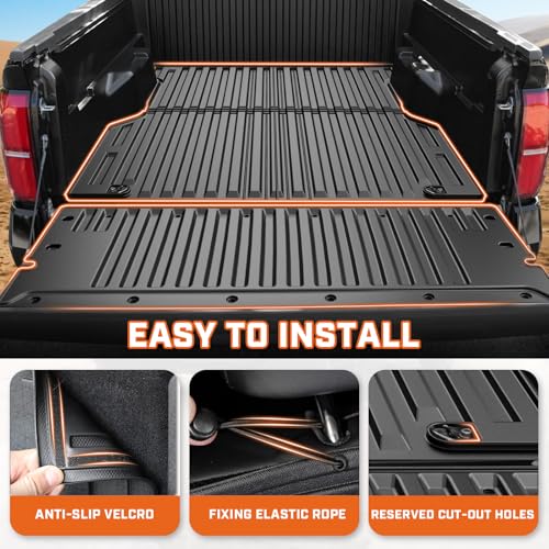Floor Mat & Bed Mat for Toyota Tacoma Double Cab Auto Tran 2024