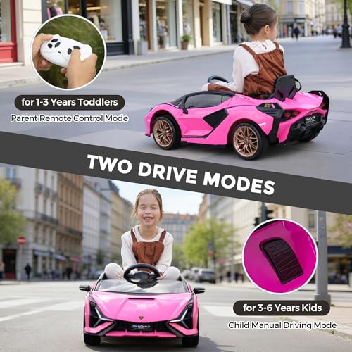 Licensed Lamborghini SIAN Kids Electric Ride On Car by TOBBI