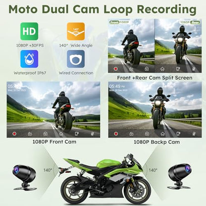 W712DT 7" for Motorcycle CarPlay & A