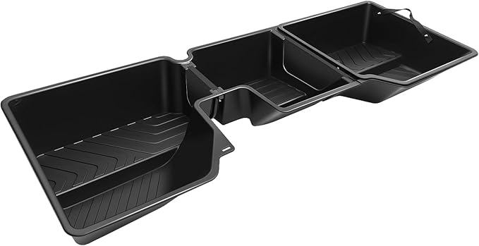 Under Seat Storage Box for Dodge Ram 1500 2025 2019-2024 Crew Cab Accessories Custom Fit Detachable Rear Underseat Organizer (No for Classic and Trim w/o Factory Under-seat Storage)