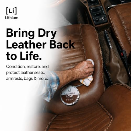 Lithium Leather Love Car Leather Cleaner and Conditioner (8 Ounce)