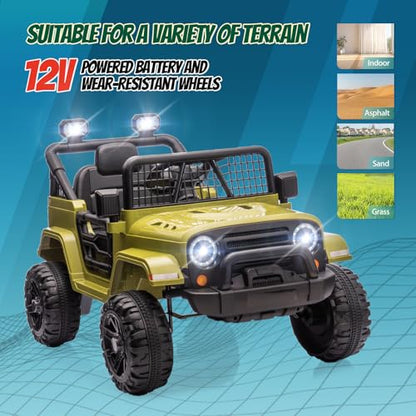 12V Kids Ride on Truck with Remote Control