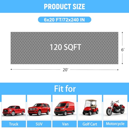 6x20 FT Garage Floor Mat