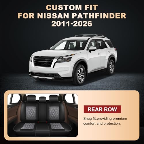 2 Front Car Seat Covers for Nissan Pathfinder 2011