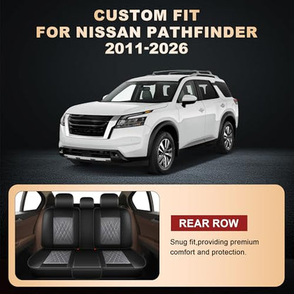2 Front Car Seat Covers for Nissan Pathfinder 2011
