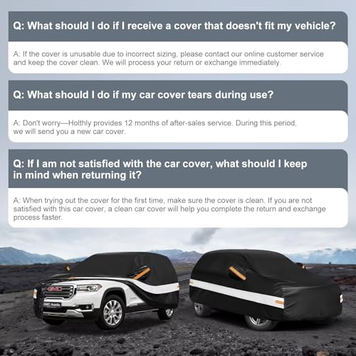 10 Layers SUV Car Cover Custom Fit for GMC Acadia