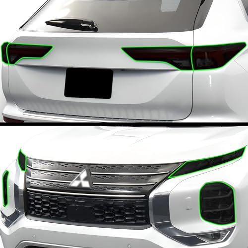 Full Headlight Taillight Tint Kit Compatible with Mitsubishi Outlander 2022