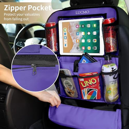 Car Backseat Organizer with Touch Screen Tablet Holder (22.9281 Ounce)