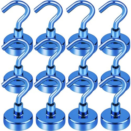 Magnetic Hooks Magnet Hook for Cruise Cabins 30LBS (12 Count)