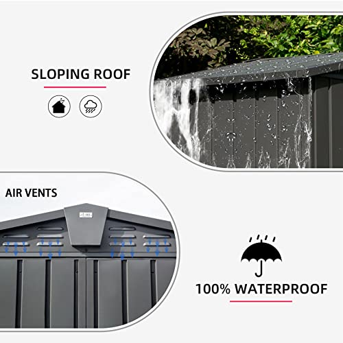 Domi 10’ x 8’ Outdoor Storage Shed