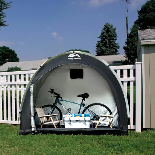 Outdoor Waterproof Bike Storage Tent Shed for 2