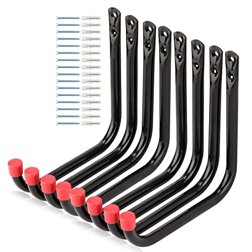 8 Pack Heavy Duty Garage Storage Utility Hooks (8 Count)