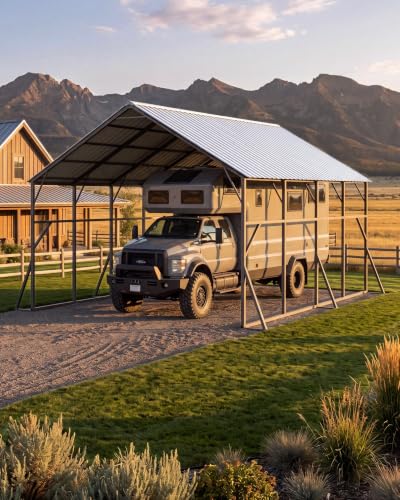 20x20x14 ft Metal Carport Kit