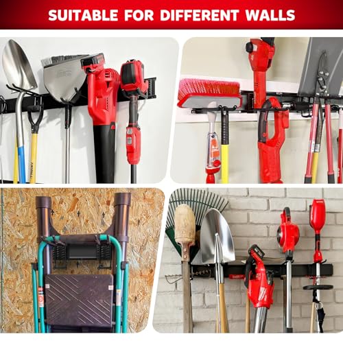 64 Inches Garage Tool Organizer Wall Mount