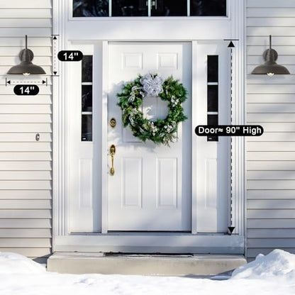 14in Dome Outdoor Gooseneck Lights for Barn