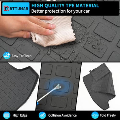 Trunk Mat with Backrest Mat for 2024
