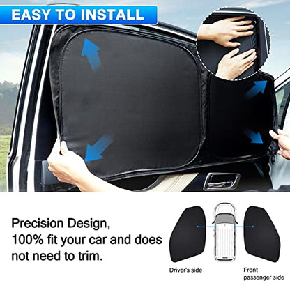 Windshield Sun Shade for Ford Transit 2015 (2 Count)