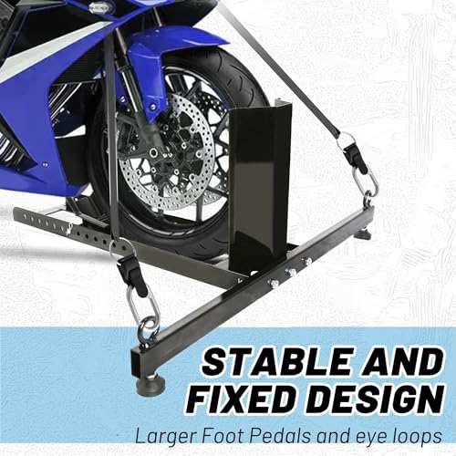 Motorcycle Wheel Chock Stand Upright 1800 LBS