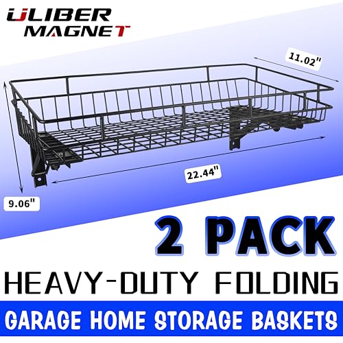 Large Folding Garage Shelf (2 Count)