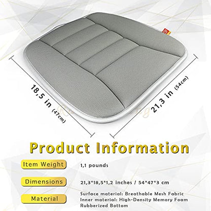 Car Seat Cushion Pad for Home Use Car Driver Seat Office Chair Memory Foam Seat Cushion