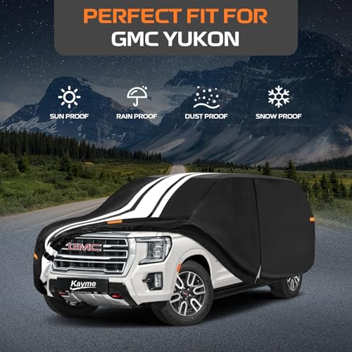 Heavy Duty Car Cover Custom Fit for GMC Yukon