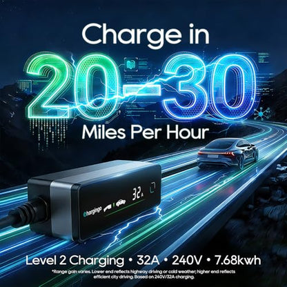 Level 2 EV Portable Charger for Tesla