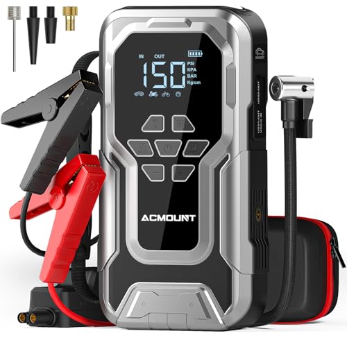 D18 6000A Jump Starter with Air Compressor 150PSI