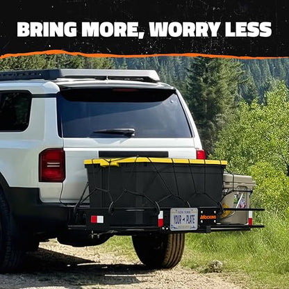 60"x24"x6" XL Heavy Duty Trailer Hitch Cargo Carrier w