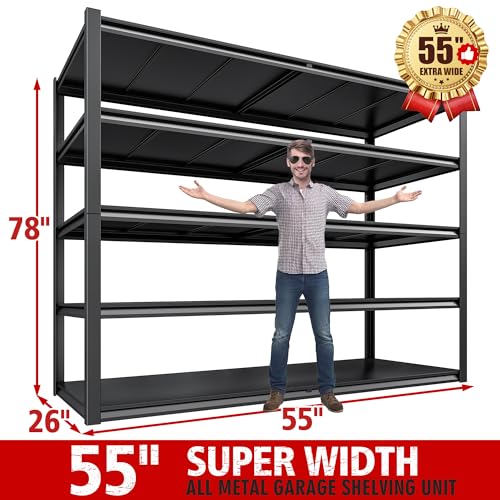 78" H Garage Shelving