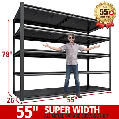78" H Garage Shelving