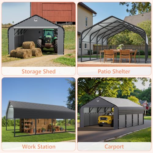 10x16 Heavy Duty Metal Carport
