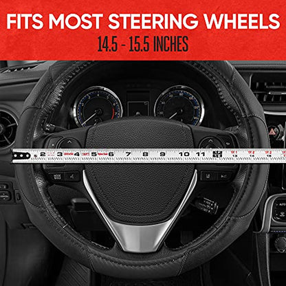 GripDrive Carbon Fiber Steering Wheel Cover