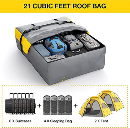 21 cu ft PVC Roof Cargo Bag