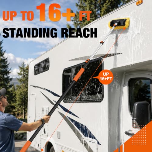 16FT Car Wash Brush with Long Handle