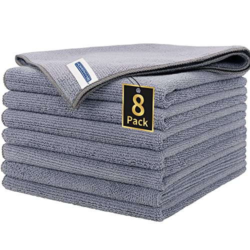 Microfiber Cleaning Cloth (8 Count)