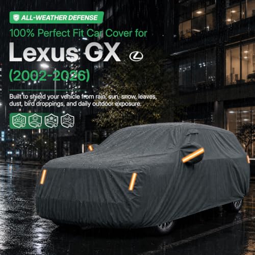 Waterproof Heavy Duty Car Cover Custom Fit Lexus GX GX460
