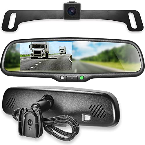 10.5" OEM Rear View Mirror with 4.3" LCD Screen and 170° Backup Camera