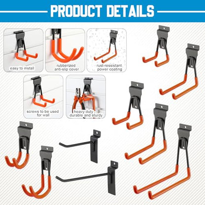36 Pcs Slatwall Hooks & Hangers (36 Count)