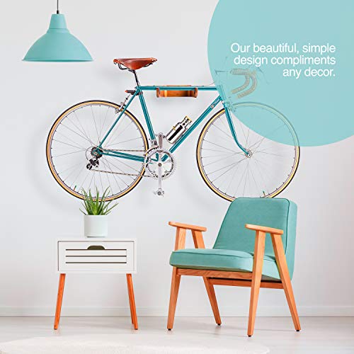 Wooden Bike Wall Mount
