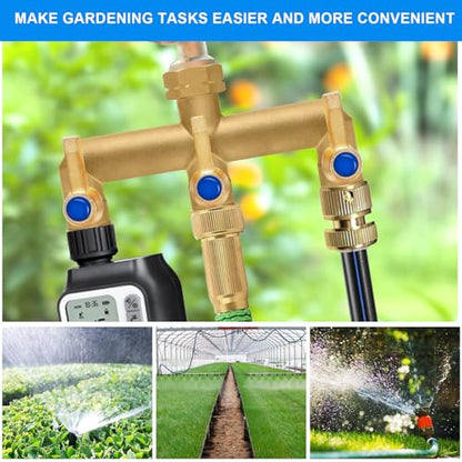 Brass Garden Hose Splitter