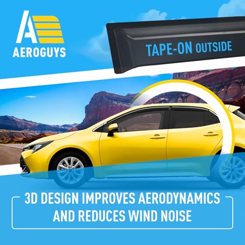 Extra Durable Window Deflectors Tape (4 Count)