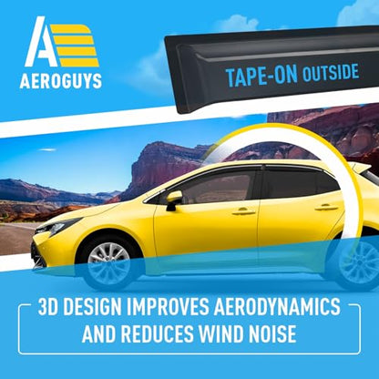 Extra Durable Window Deflectors Tape (4 Count)