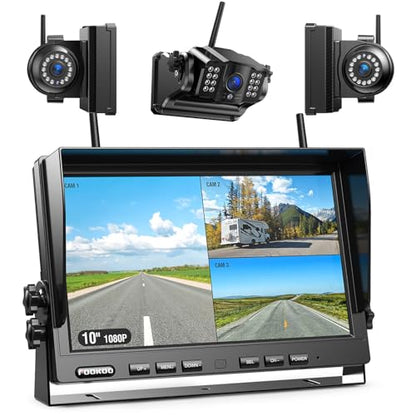HD 10" Magnetic Wireless Backup Camera