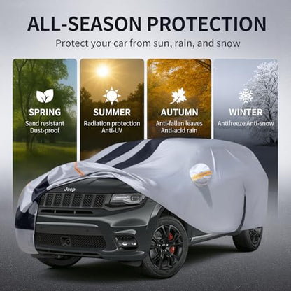 Multi Layer Car Cover Custom Fit for Jeep Grand Cherokee