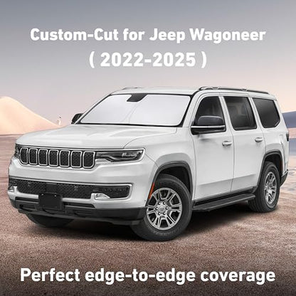 Windshield Sunshade Compatible for Jeep Wagoneer 2022
