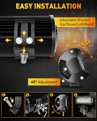 7 Inch LED Light Bar (2 Count)